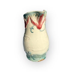 Brocca per ninfee in maiolica Choisy-le-Roi, anni '70 del XIX secolo