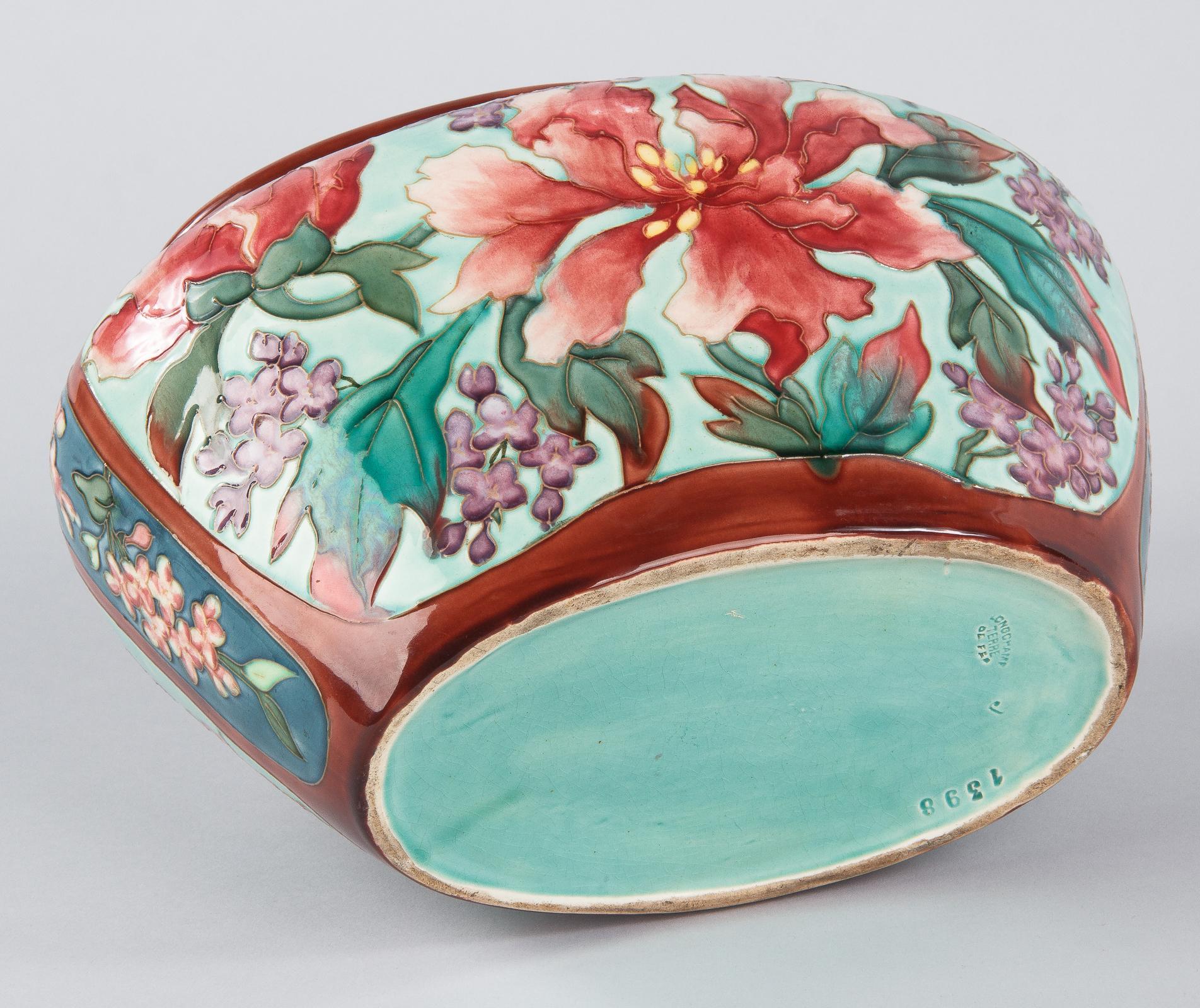 Majolica Longchamp Ceramic Urn, Early 1900s 10