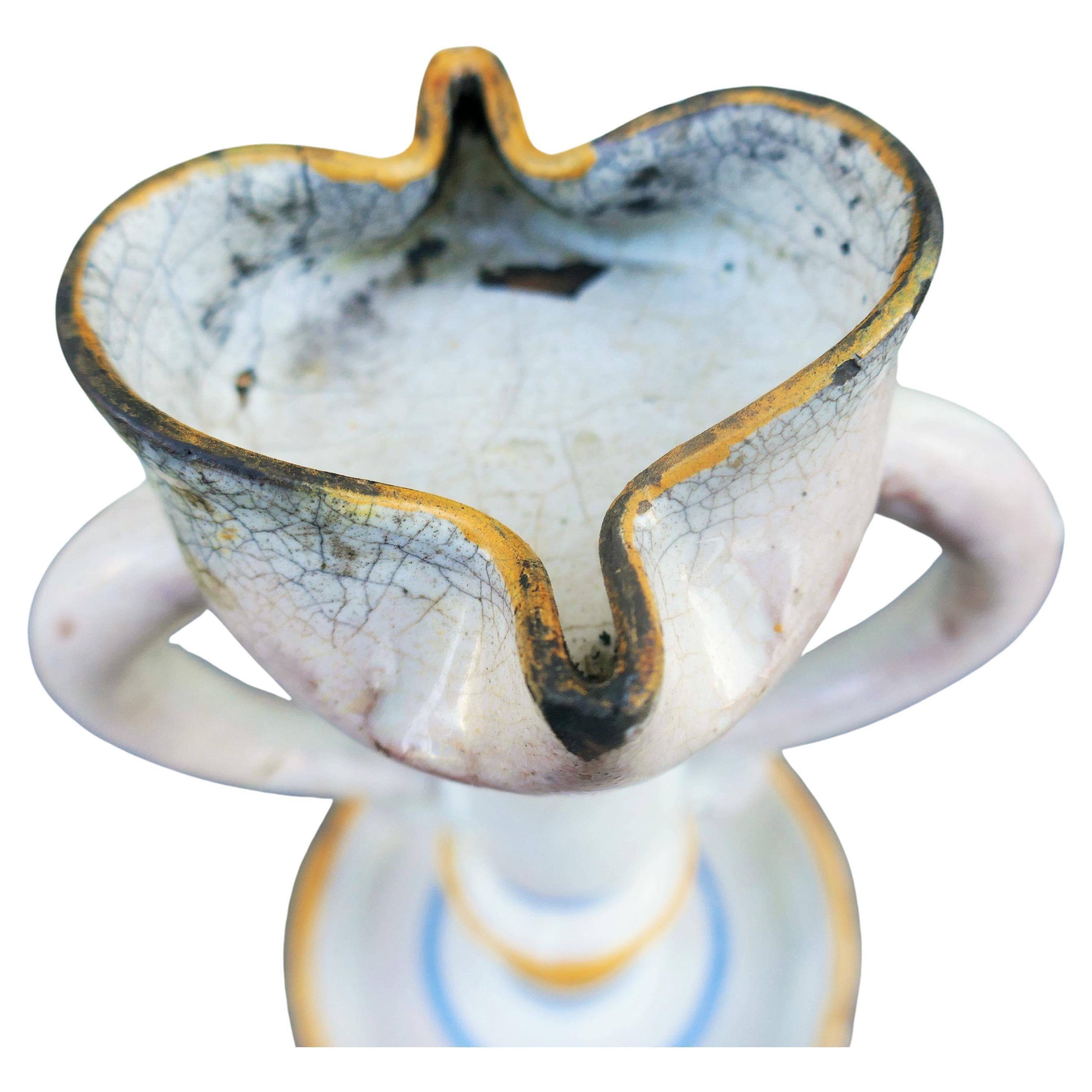 Majolica lume cuollomozzo produced in Vietri sul mare or Caltagirone in vendita 4