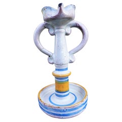 Majolica lume cuollomozzo produced in Vietri sul mare or Caltagirone