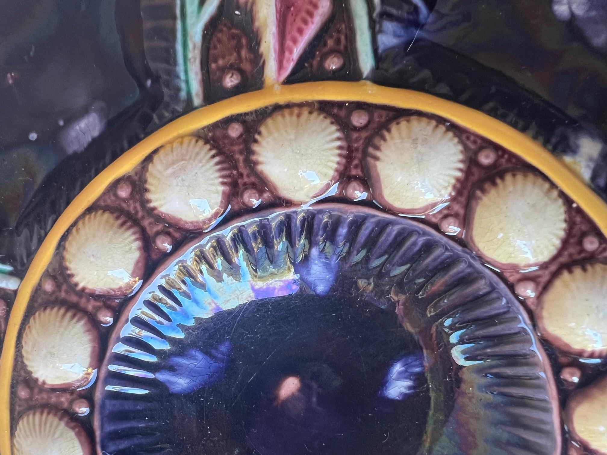 NOLA Oyster Plate, Cobalt