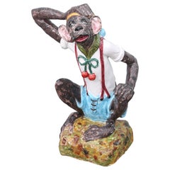 Majolica Monkey Fountain