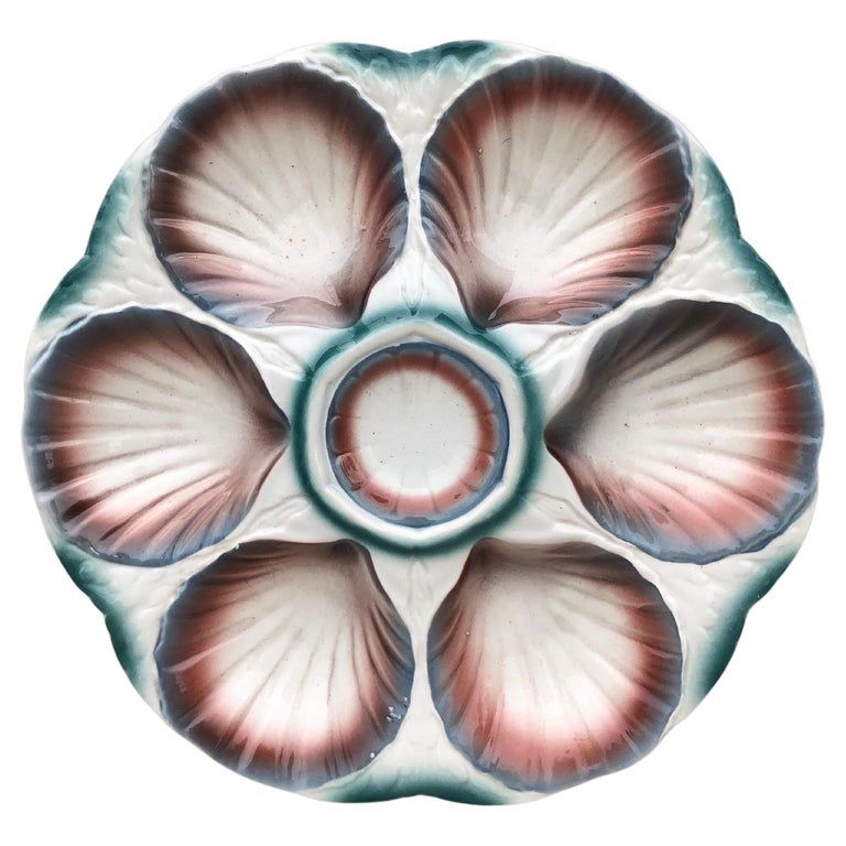 Majolica Oyster Plate Sarreguemines Circa 1930 At 1stDibs majolica-oyster-plate-sarreguemines-circa-1930-at-1stdibs