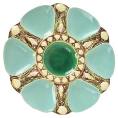 Majolica Oyster Plates by Minton, 1876