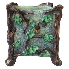 Majolica Palissy Jardinière Thomas Sergent, circa 1880