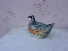 Majolica Partridge Tureen, circa 1950