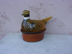 Majolica Pheasant Tureen, circa 1950