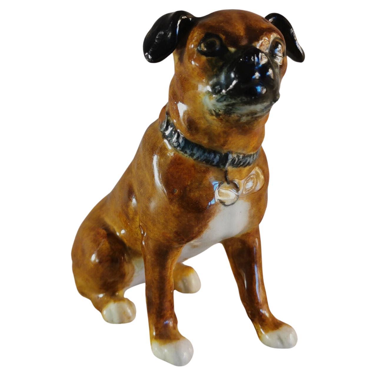 Carlino in maiolica Clement Massier, 1890 circa.