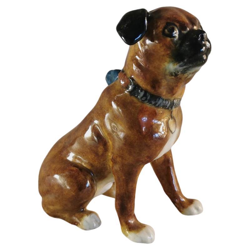 Carlino in maiolica Clement Massier, circa 1890 In condizioni buone in vendita a Austin, TX