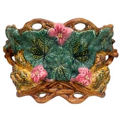 Majolica Pumpkin Jardinière Onnaing, circa 1880