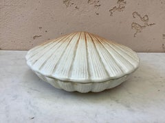 Majolica Scallop Shell Tureen Caugant, circa 1950