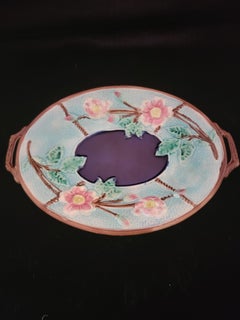 Majolica Serving Dish with Handles