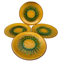 Majolica Sun Plate Villeroy & Boch, circa 1890