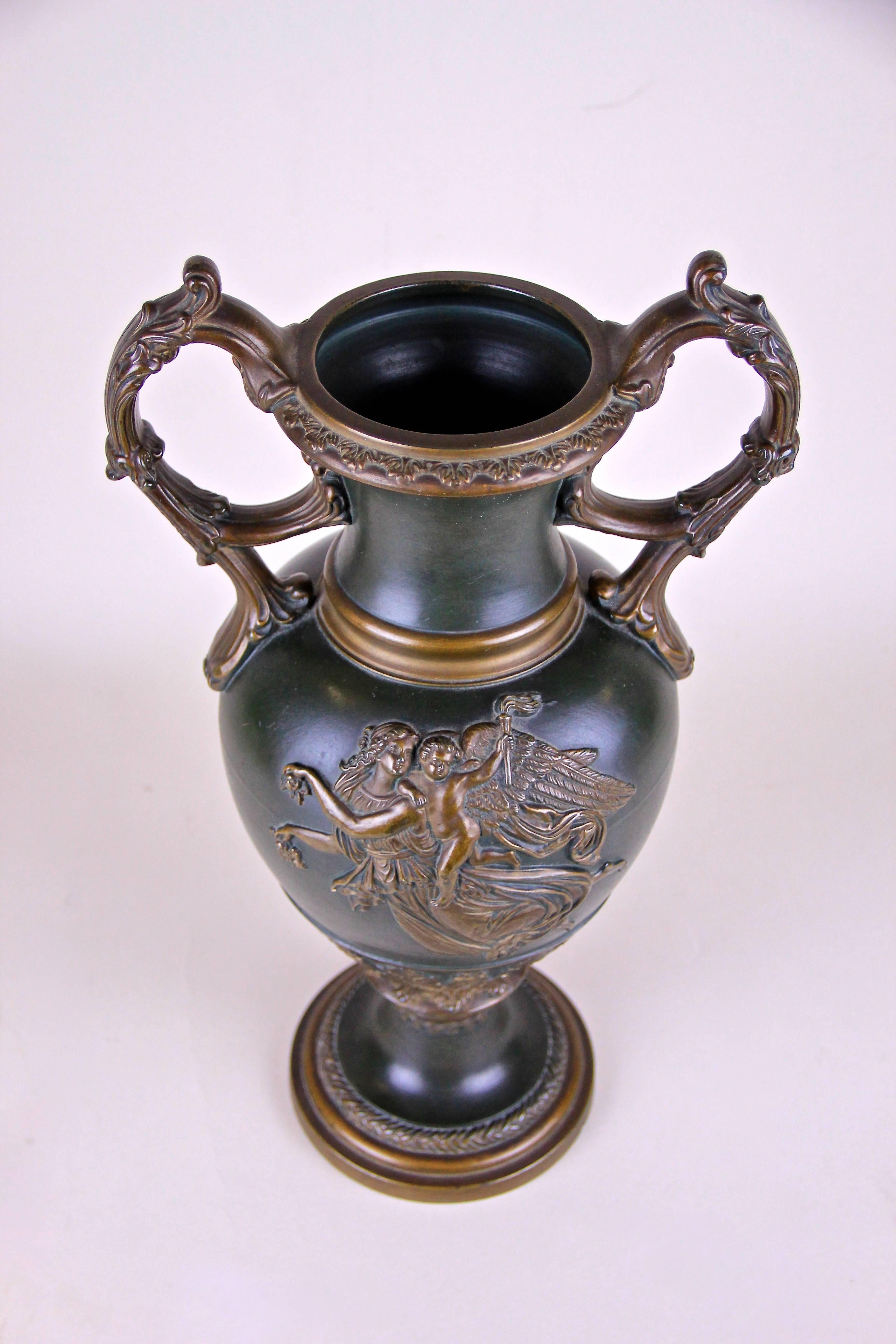 Majolica Vase by J. Maresch, Bohemia, circa 1880 1