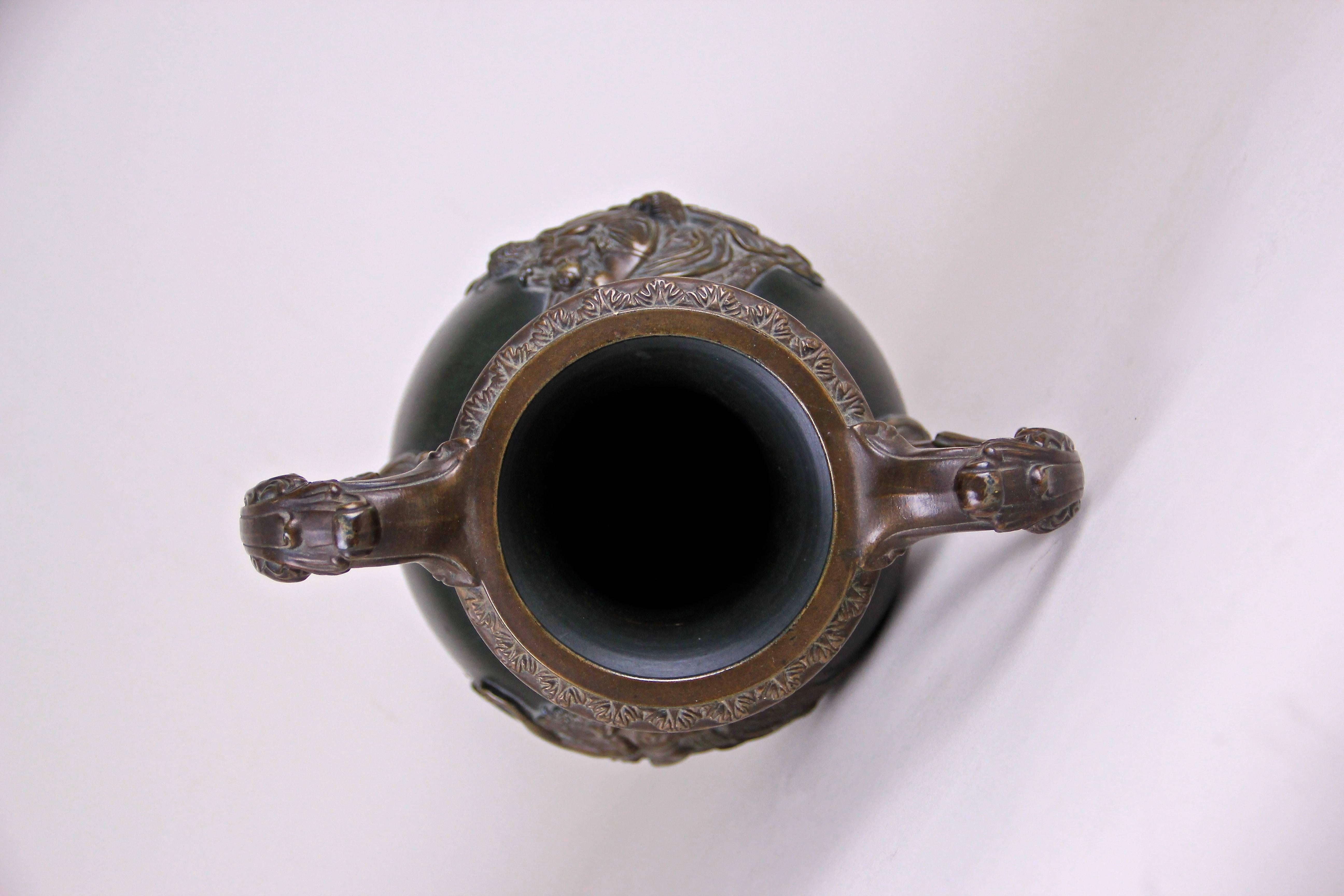 Majolica Vase by J. Maresch, Bohemia, circa 1880 3