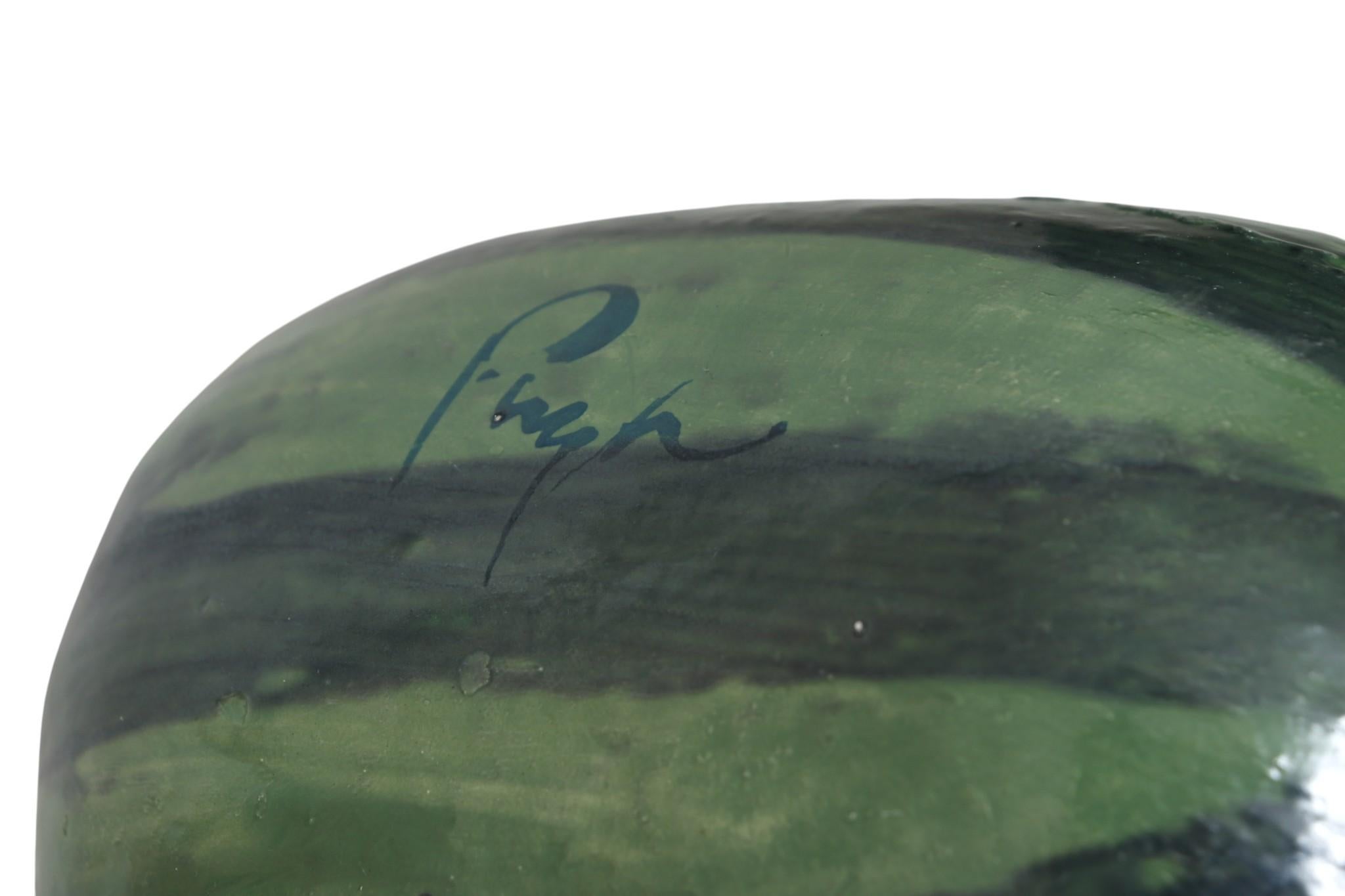 Wassermelonenschalen aus Majolika von Jan Pugh, 5er-Set im Angebot 4