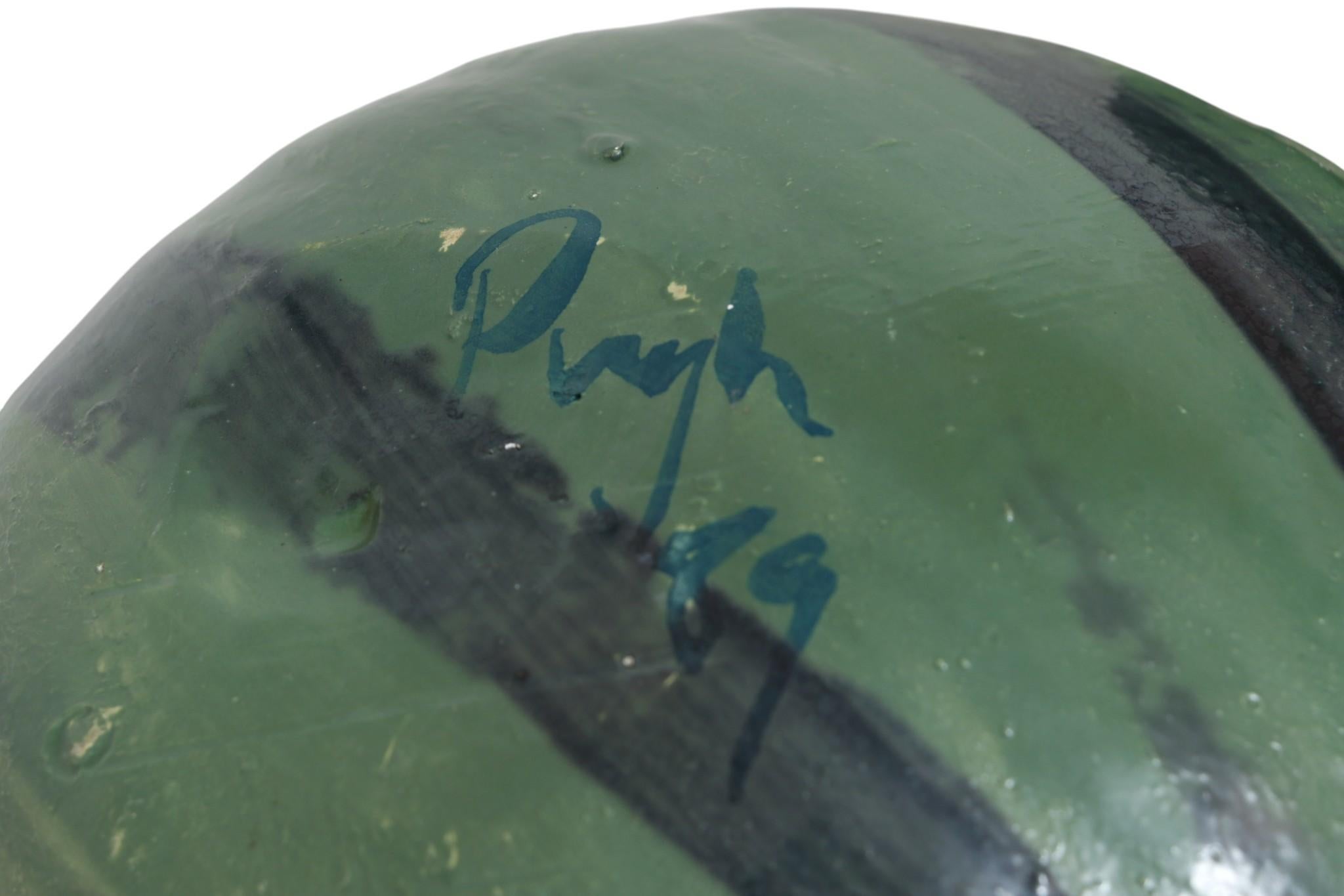 Wassermelonenschalen aus Majolika von Jan Pugh, 5er-Set im Angebot 3