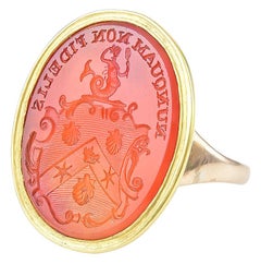 Major Carnelian Intaglio Ring