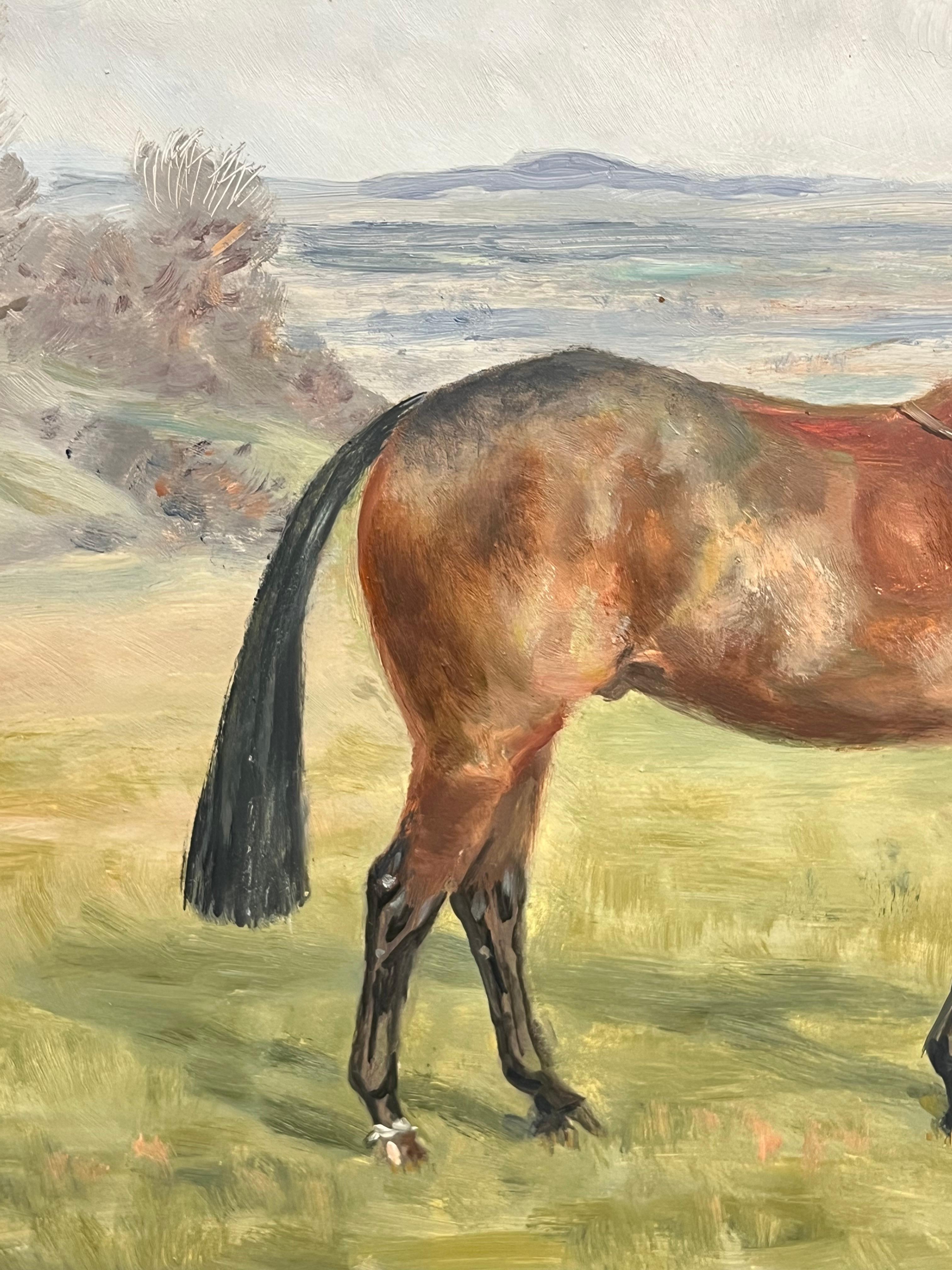 Equestrian Portrait
by Major George A. Catley (British 1896-1978)
signed and dated 1974
oil on board, framed
Framed: 20 x 26 inches
Board : 16 x 22 inches
Provenance: private collection, England
Condition: very good condition

Description: This
