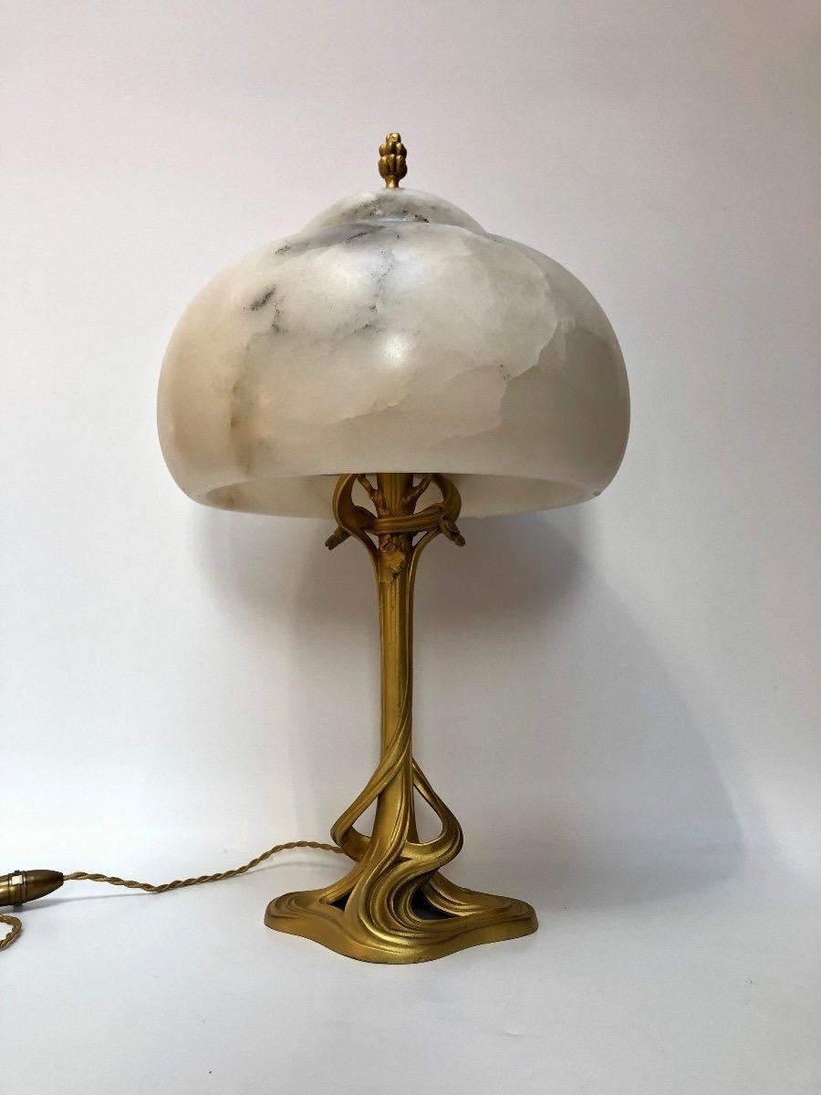 Lampe Art Nouveau Majorelle en vente 4