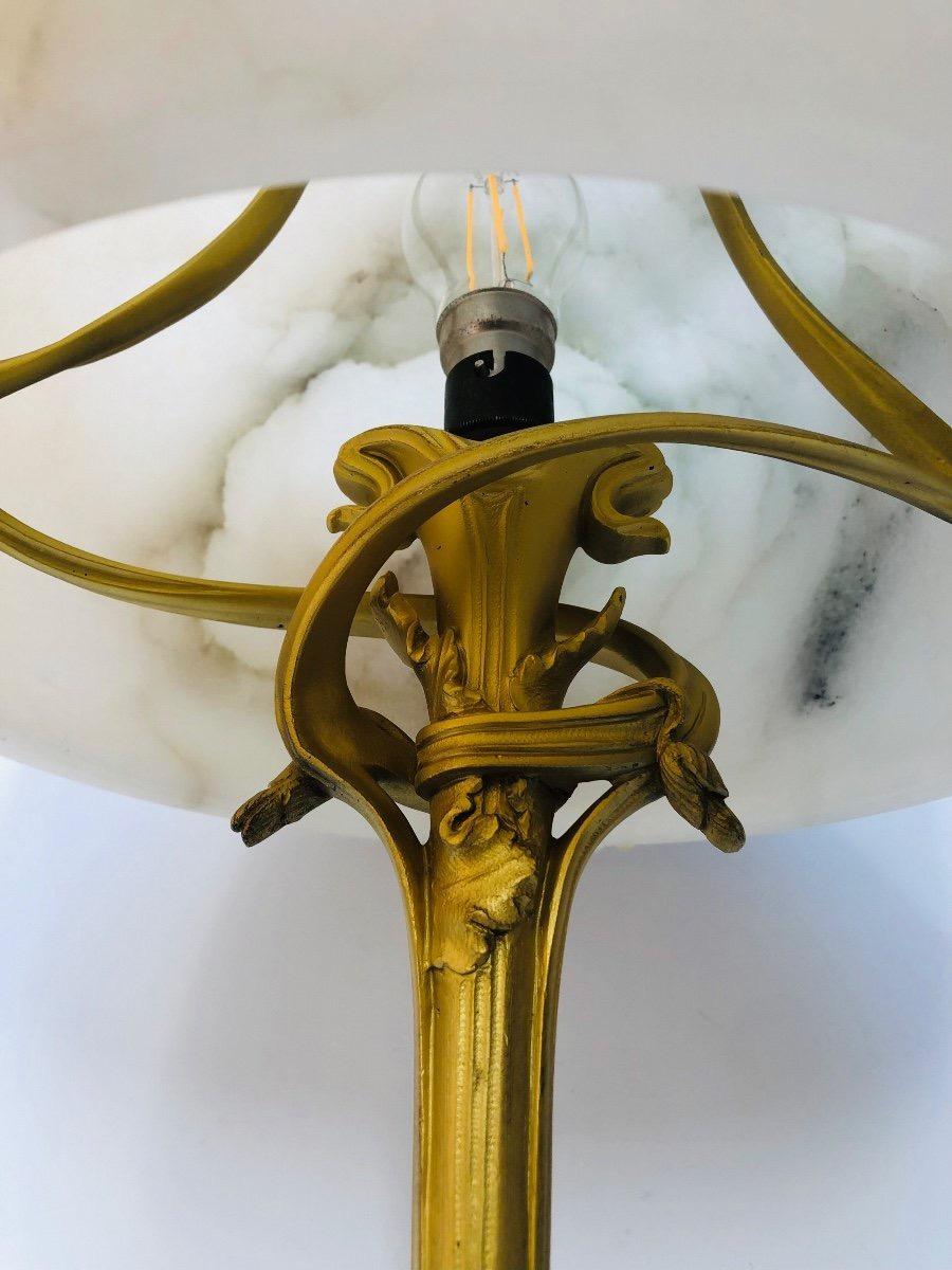 Majorelle Art nouveau-Lampe im Zustand „Hervorragend“ im Angebot in NANTES, FR