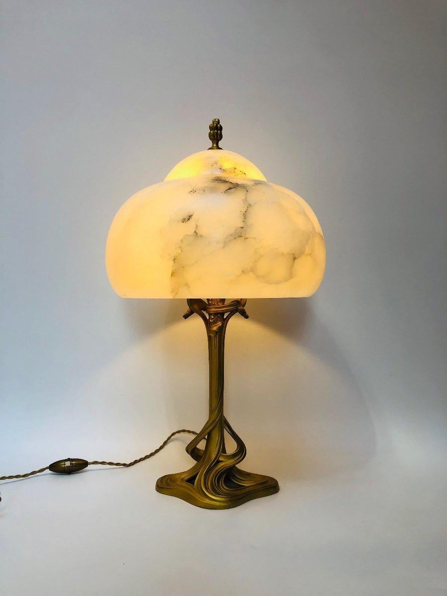 20ième siècle Lampe Art Nouveau Majorelle en vente