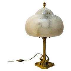 Antique Majorelle Art Nouveau Lamp