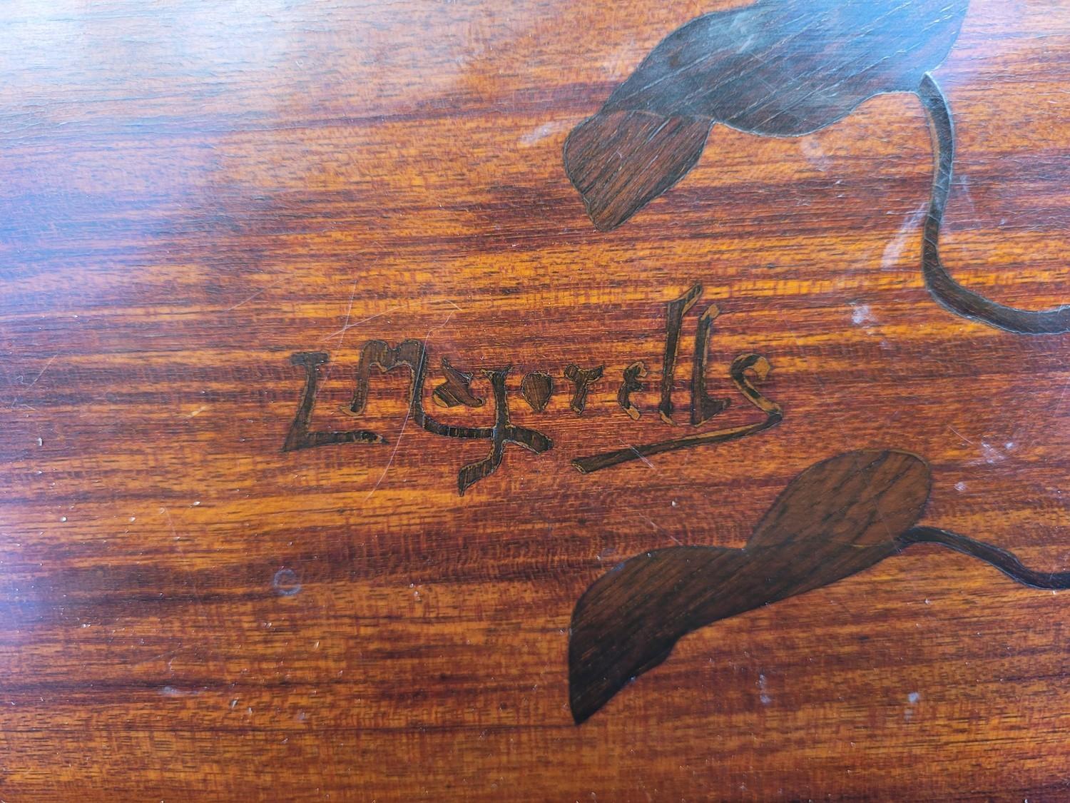Table à thé Clématis, Art Nouveau, fin 19e-début 20e siècle en vente 7