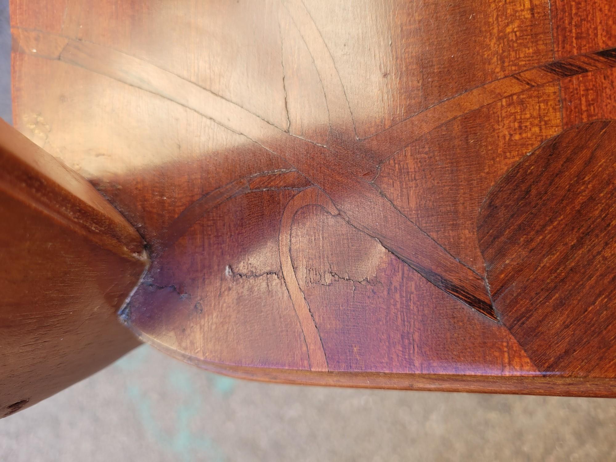 Table à thé Clématis, Art Nouveau, fin 19e-début 20e siècle en vente 11