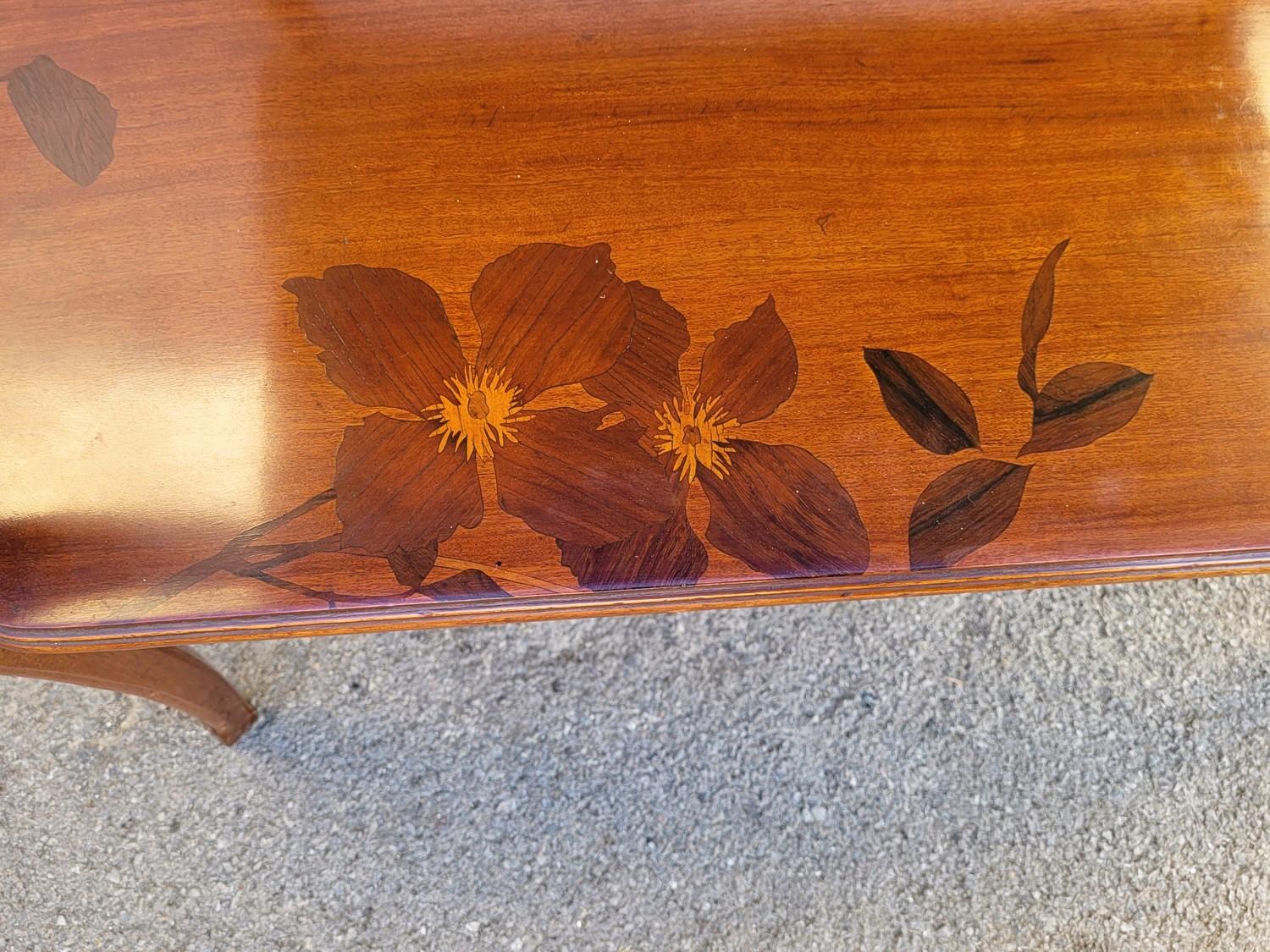 Majorelle, Clematis Tea Table, Art Nouveau, Late 19th-early 20th Century For Sale 1