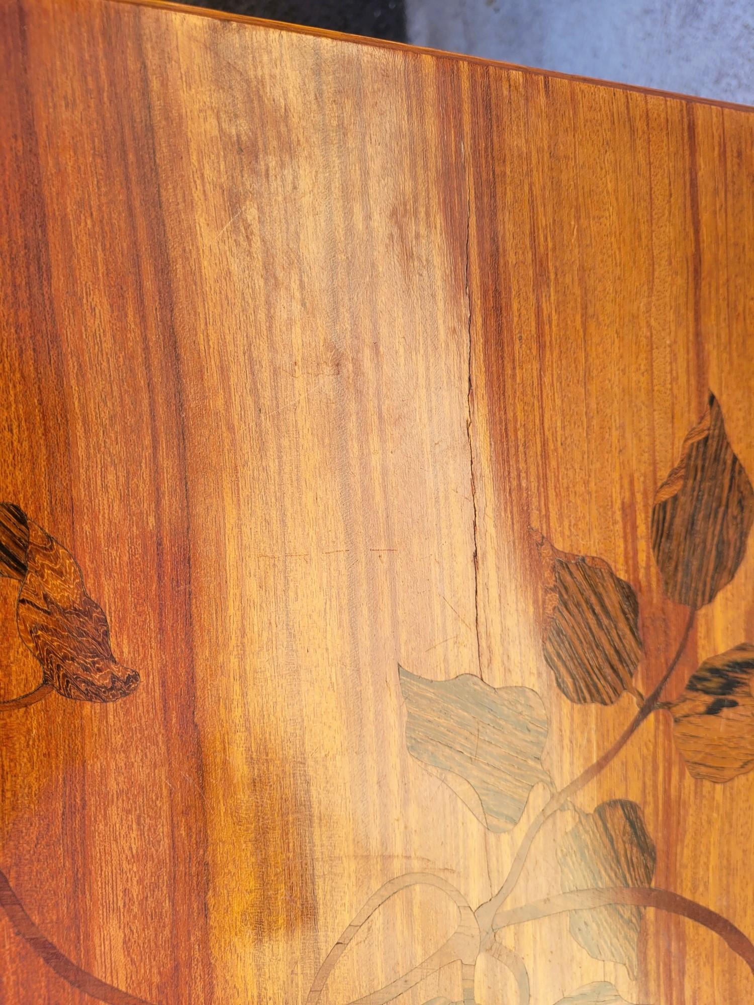 Majorelle, Clematis Tea Table, Art Nouveau, Late 19th-early 20th Century For Sale 2