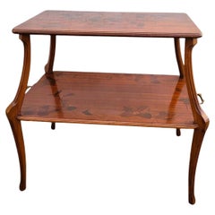 Majorelle, Clematis Tea Table, Art Nouveau, Late 19th-early 20th Century
