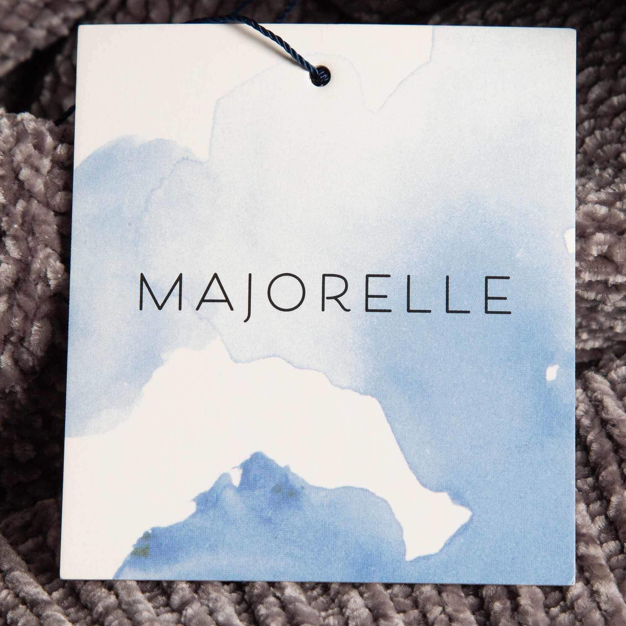 Majorelle Short Denitza Chenille en tricot côtelé gris L en vente 2