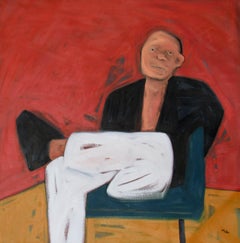 Man, Painting, Oil on Canvas