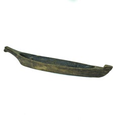 19th Century Makah Miniature Canoe
