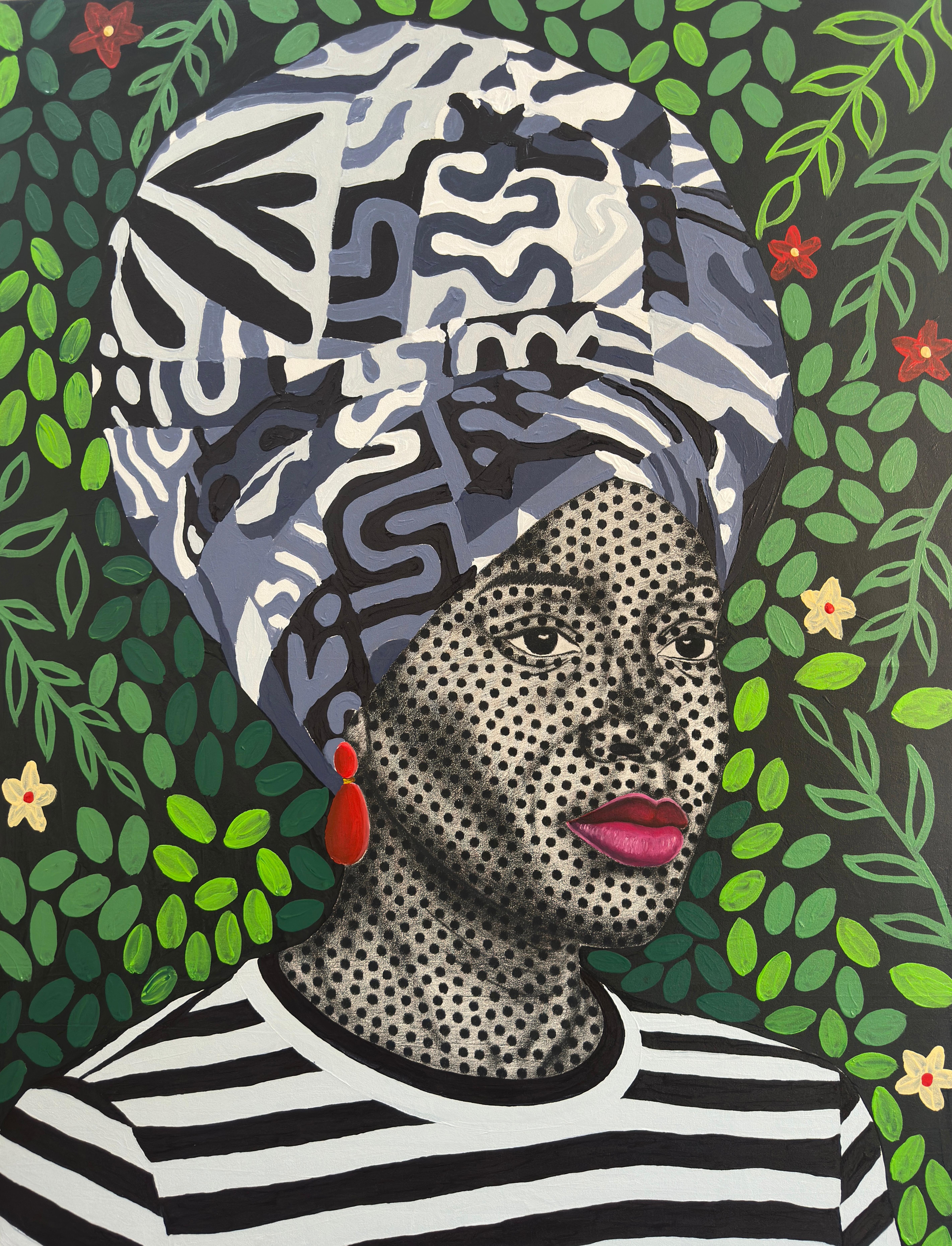 Celebration of the African Woman -21st Century, Contemporary Figurative Portrait
