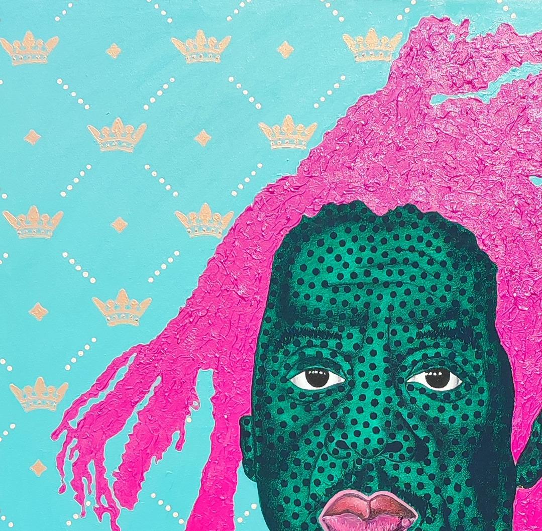 Hove (Jay Z) - Painting by Makama John