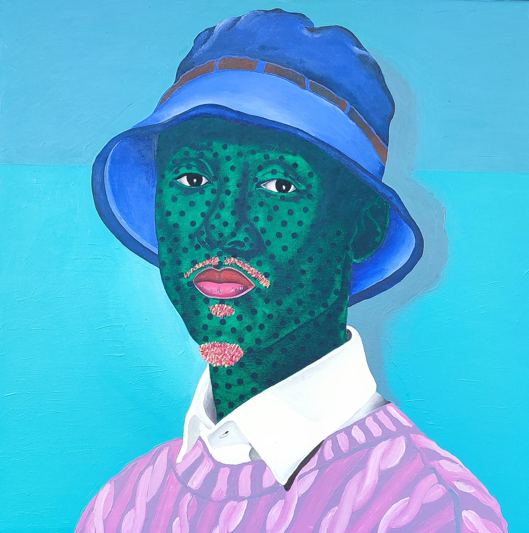 Makama John Portrait Painting - Self-Portrait