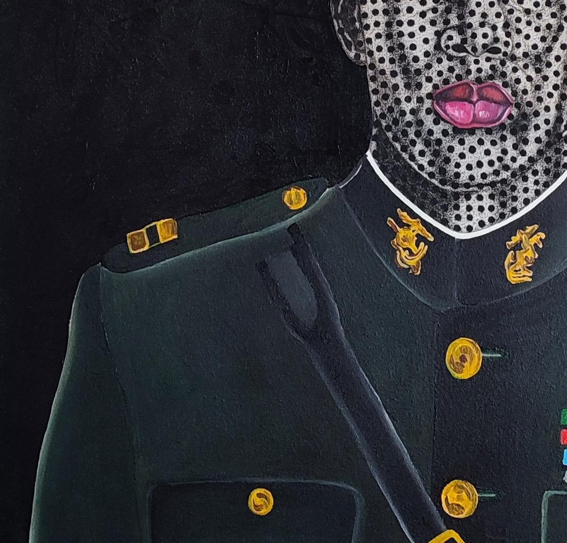 Soldato sconosciuto - 21° secolo, Contemporaneo, Figurativo, Militare, Veterano, Uomo in vendita 1