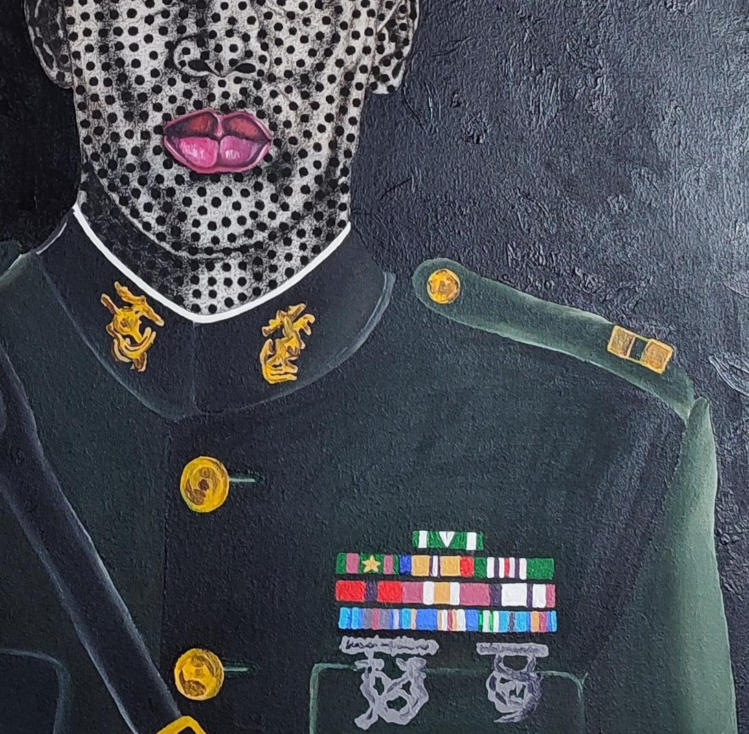 Soldato sconosciuto - 21° secolo, Contemporaneo, Figurativo, Militare, Veterano, Uomo in vendita 2