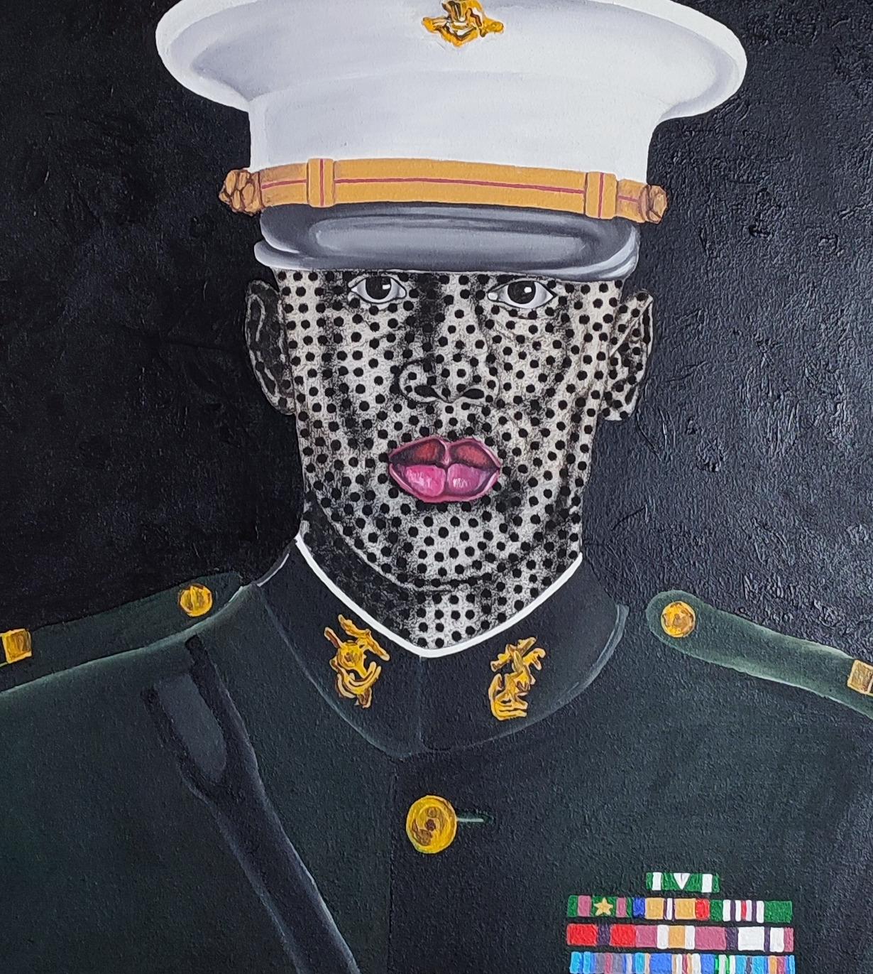 Soldato sconosciuto - 21° secolo, Contemporaneo, Figurativo, Militare, Veterano, Uomo in vendita 3