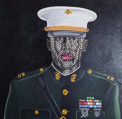 Soldado Desconocido - Siglo XXI, Contemporáneo, Figurativo, Militar, Veterano, Hombres