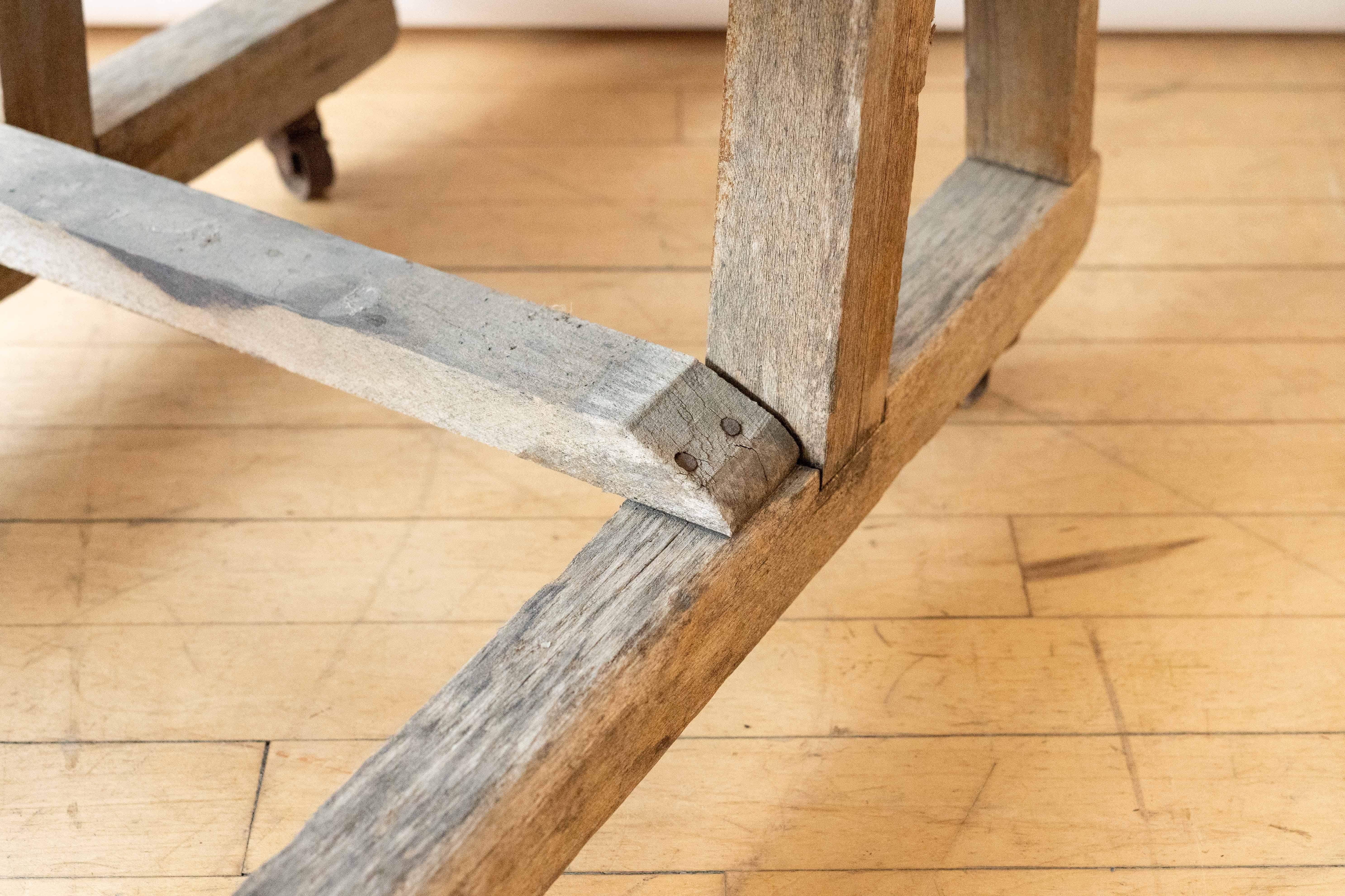 Make-Do Wood Shop Chair For Sale 4