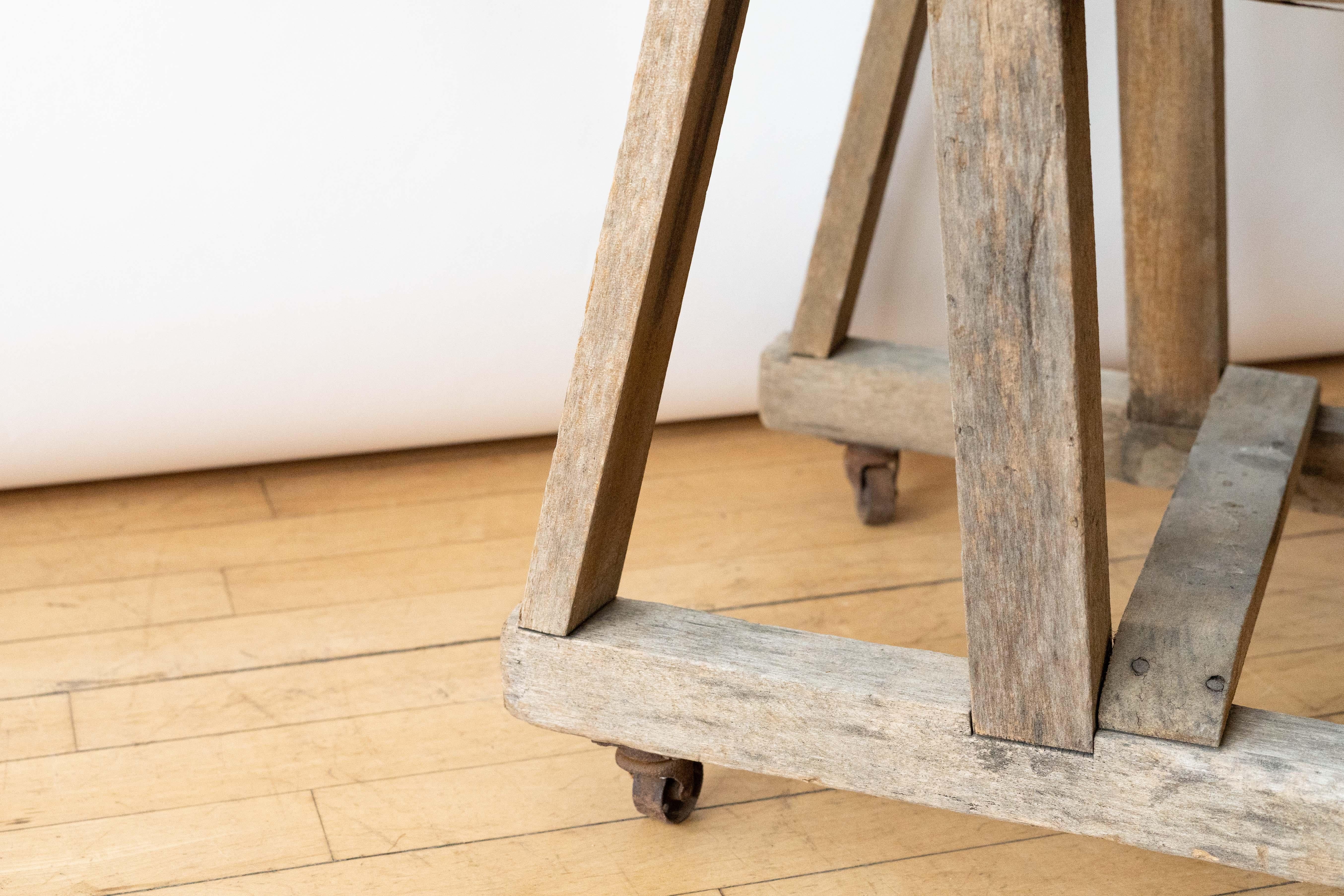 Make-Do Wood Shop Chair For Sale 6