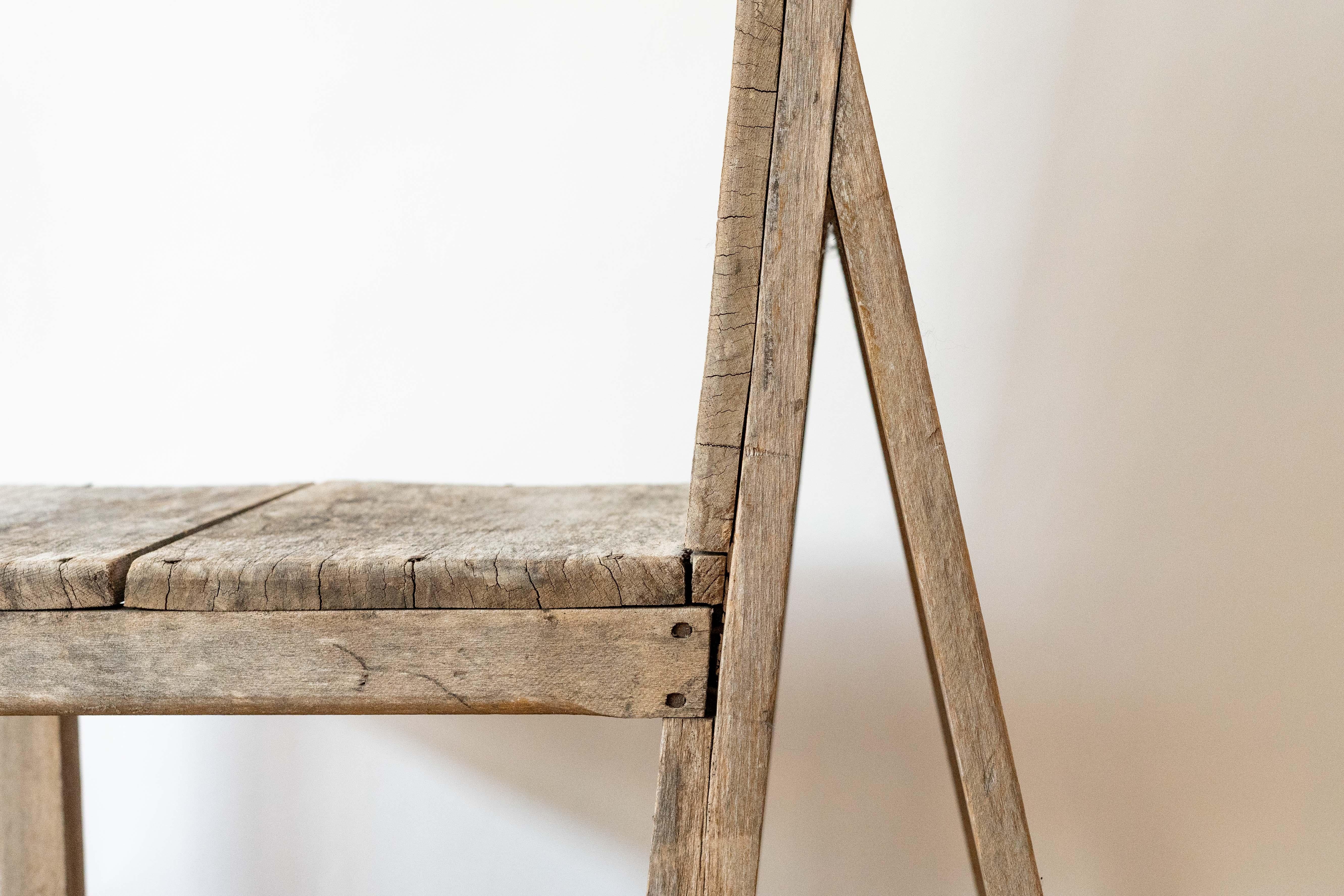 20th Century Make-Do Wood Shop Chair For Sale