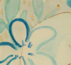 "Non dimenticarmi" pittura figurativa pigmenti su seta sorriso gentilezza calore ragazza