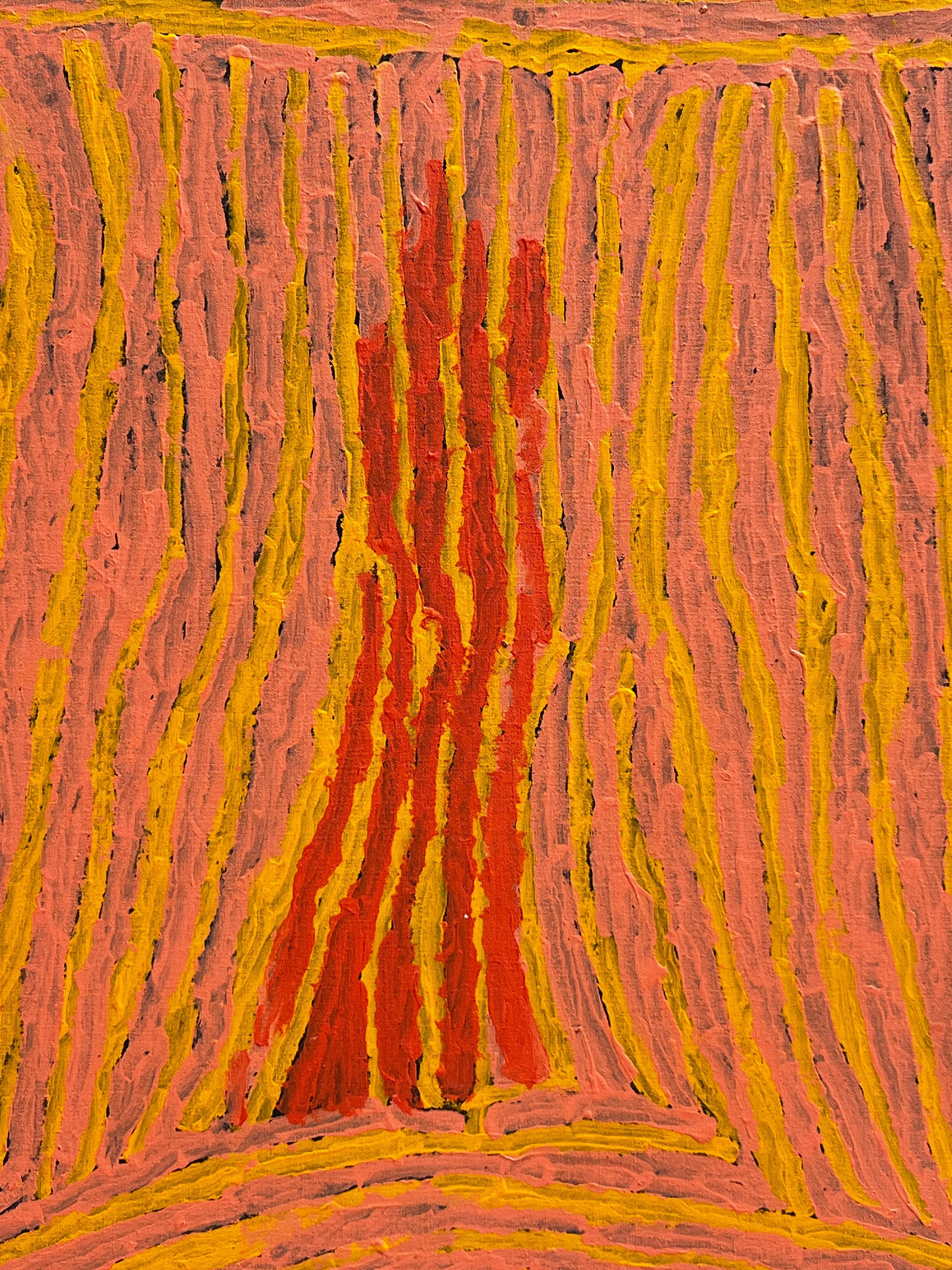 Damen-Haarreif – Painting von Makinti Napanangka