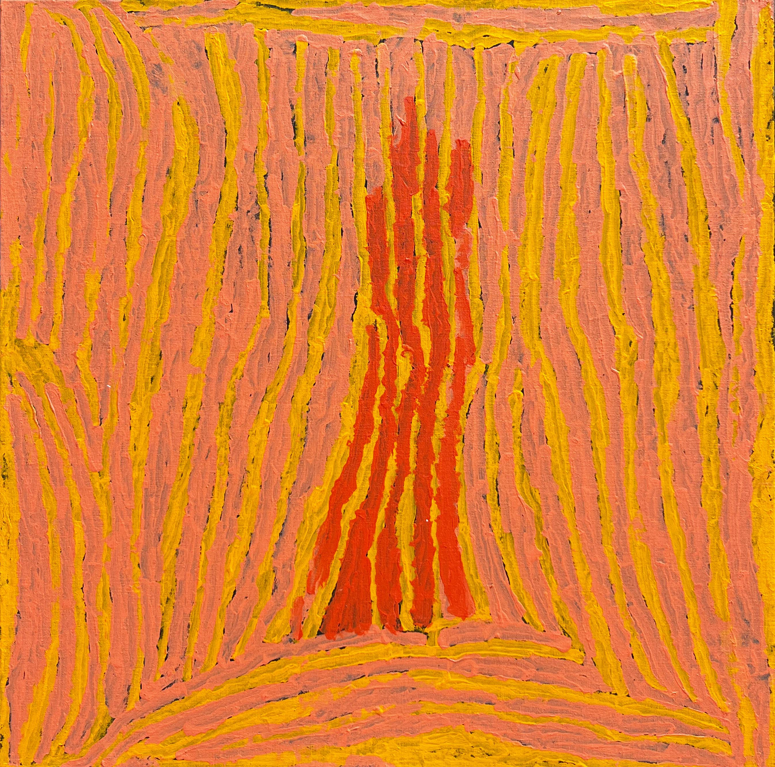 Makinti Napanangka Landscape Painting – Damen-Haarreif