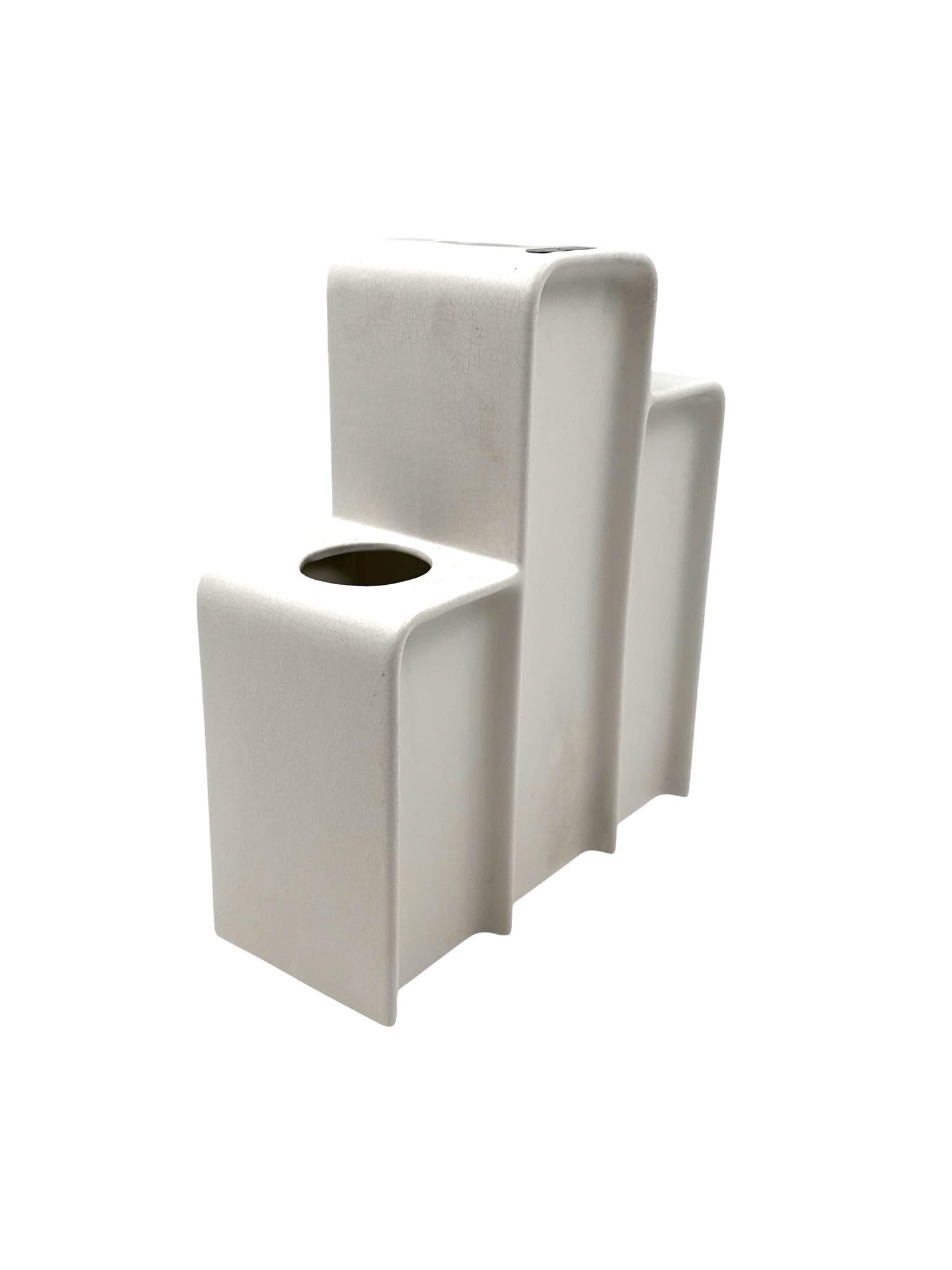 Makio Hasuike, space age ceramic vase, Arnolfo di Cambio, Italy 1975 in vendita 11