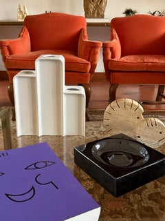 Makio Hasuike, space age ceramic vase, Arnolfo di Cambio, Italy 1975